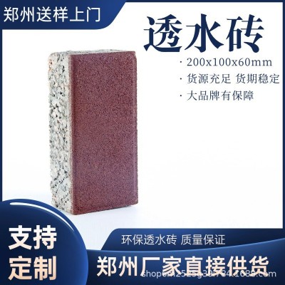 PC透水砖海绵城市生态透水工厂供应人行道路砖庭院公园广场彩砖