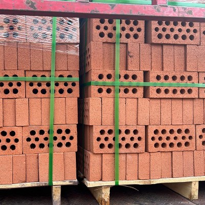 多孔干挂砖 砌墙清水砖小区别墅围墙花坛干挂幕墙装饰砖多孔红砖图2