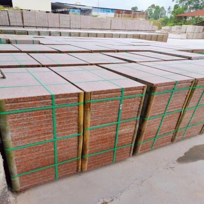 枫叶红花岗岩厂家直供虾红将军红市政园林工程干挂地铺石材楼图3