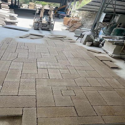 老石板黄山旧石条金山石老麻石黄山老石条黄山做旧仿古石台阶图4