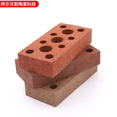 抗压耐腐蚀红砖头小区别墅人行道路面烧结砖园林广场多孔砌墙砖图2
