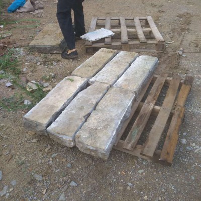 天然青石板 铺地老石板 旧石板 台阶石 古道石 古建复古景区铺道图3