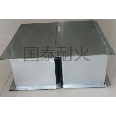 直供岩棉夹芯板 外墙隔热岩棉板彩钢夹心烘道烤箱保温镀锌复合板图2