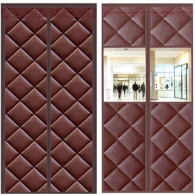 门帘加厚防风棉门帘冬季保暖家用空调保温挡风磁吸免打孔隔断帘子图2