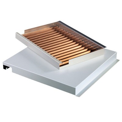 勾搭铝合金天花板吊顶商场高铁站瓦楞板工程超大板定制铝单板材料图5