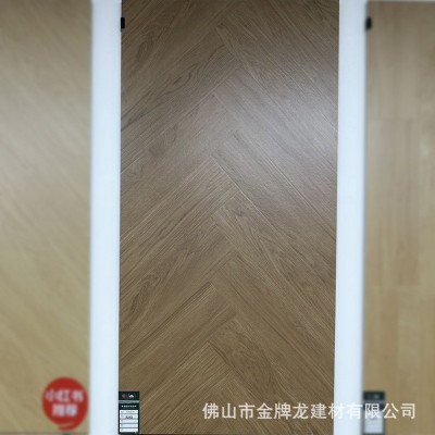 新中式奶油木纹砖地砖600x1200鱼骨纹地板砖佛山防滑瓷砖仿古砖图5