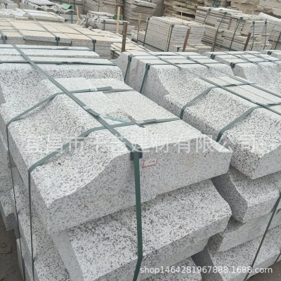 厂家批发芝麻白花岗岩火烧板 喷砂面地铺工程板 机切面路沿石图3