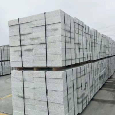 路侧石花岗岩 路沿石拉丝面 石材火烧板路缘石 花岗岩板路牙石图4