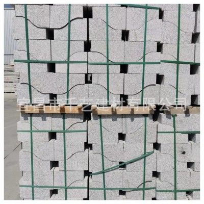 路侧石花岗岩 路沿石拉丝面 石材火烧板路缘石 花岗岩板路牙石图3