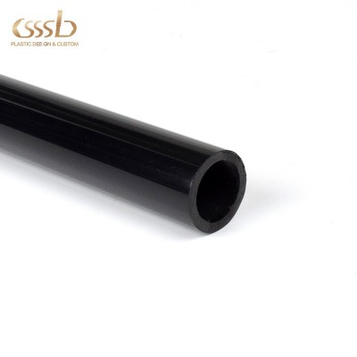 订做PC黑色高光管 PMMA挤出圆管 阻燃非标灯具配件 来图来样订做图2