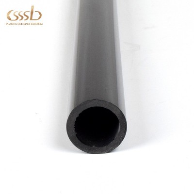 订做PC黑色高光管 PMMA挤出圆管 阻燃非标灯具配件 来图来样订做图5