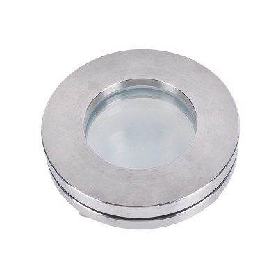 304不锈钢法兰视镜 玻璃内六角人孔视镜观察孔对夹视镜DN50 65 80图5