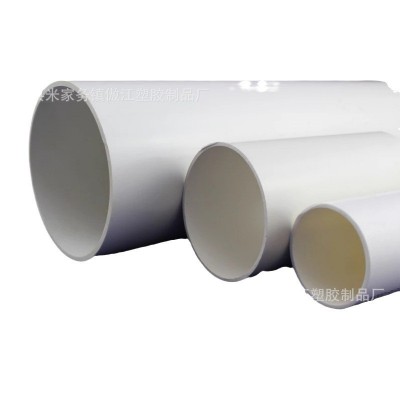 500PVC管 白色塑料地埋排水管 400通风排气管 大口径地埋塑料管图4