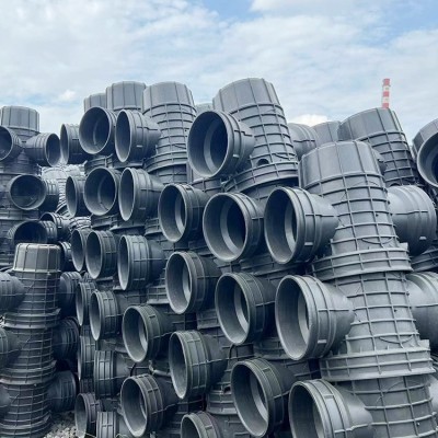 现货批发塑料检查井 成品塑料井 HDPE流槽污水井沉泥雨水井图3