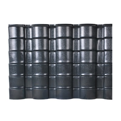 广东农村旧房改造屋面瓦屋顶别墅瓦仿古塑料瓦ASA树脂小青瓦盖瓦图5