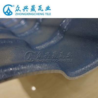 广东农村旧房改造屋面瓦屋顶别墅瓦仿古塑料瓦ASA树脂小青瓦盖瓦图3