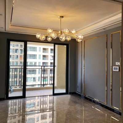 LED极简客厅吊灯轻奢水晶餐厅卧室灯具北欧枝形吊灯批发大厅主灯图3