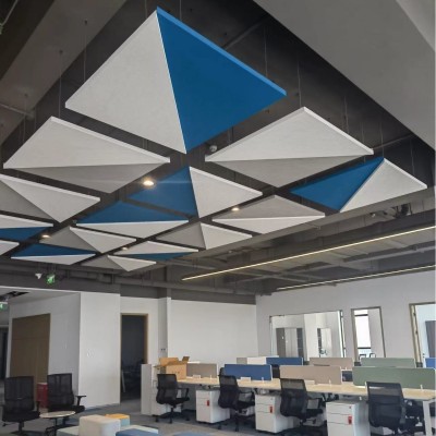 悬挂吸音板 隔音防火防潮医院办公楼剧院影视厅学校吊顶天花图2