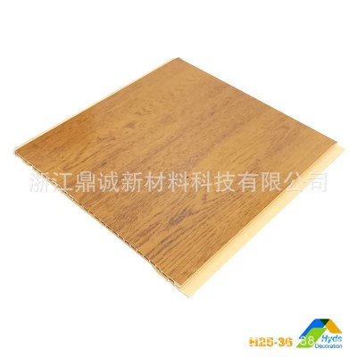 外贸250*8MM平板覆膜木纹PVC天花板室内吊顶扣板高韧性可弯曲图4