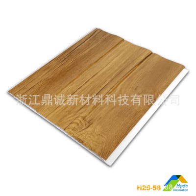 250MM*8.5MM覆膜波浪板型卧室客厅办公室PVC塑料扣板吊顶板护墙板图3