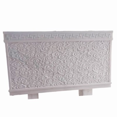 厂家供应石材汉白玉雕塑整石雕刻汉白玉水缸庭院石雕艺术摆件图2