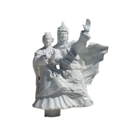 厂家销售订制汉白玉雕塑 大理石人物雕刻 汉白玉景观雕刻工程图5