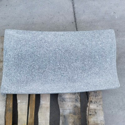 s型弧形路沿石路牙石芝麻灰路侧石侧石加工高密度混凝土路边石图2