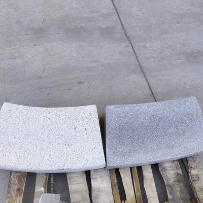 s型弧形路沿石路牙石芝麻灰路侧石侧石加工高密度混凝土路边石图4