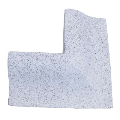 s型蝶形直角转弯路沿石路侧牙石人行道广场侧缘水泥砖定制混凝土图5