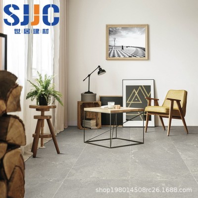 工业风灰色大板瓷砖柔光仿大理石纹地面砖600*1200客餐厅卧室阳台图3