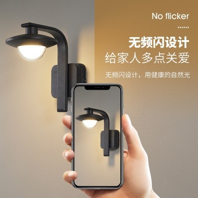 户外防水壁灯现代简约别墅阳台led壁灯庭院过道外墙大门口氛围灯图3