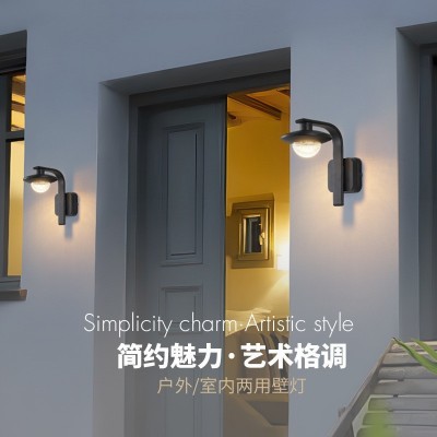 户外防水壁灯现代简约别墅阳台led壁灯庭院过道外墙大门口氛围灯图2