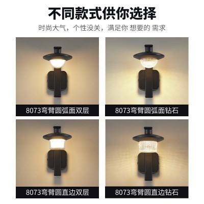 户外防水壁灯现代简约别墅阳台led壁灯庭院过道外墙大门口氛围灯图4