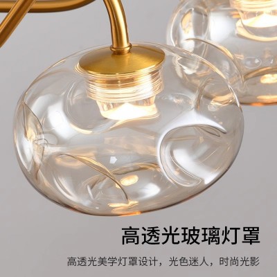 客厅吊灯法式中古风复古2026新款餐厅灯主卧室灯魔豆大厅吊灯1图4