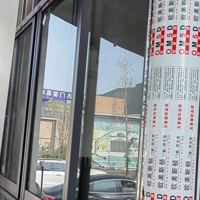 76断桥门窗 隔音隔热带纱推拉窗钛镁铝合金玻璃二轨推 拉窗批发改图4