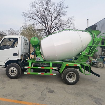 相融机械东风3-4方搅拌车小型搅拌罐车混凝土砂浆东风搅拌车图2
