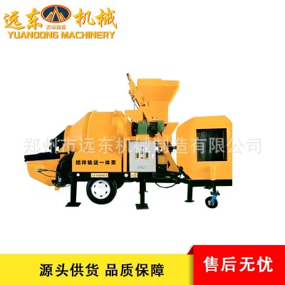 细石混凝土输送泵工地浇筑回填大型地泵上料机液压二次构造浇筑泵图2