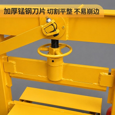 小型手动切砖机瓦工建筑工地可用加气砖手动切割切断切砖神器图2
