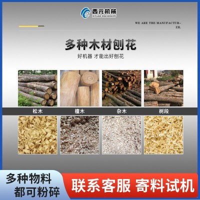 木屑刨花机宠物兔子牛圈养马场垫料家具厂边角料木材粉碎造纸厂图3