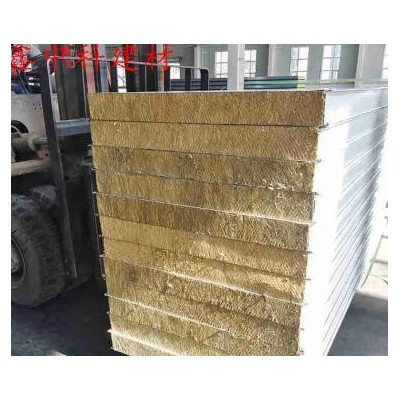 新疆净化板厂家 岩棉夹芯板厂家 新疆鑫中科供应5公分岩棉净化板图2