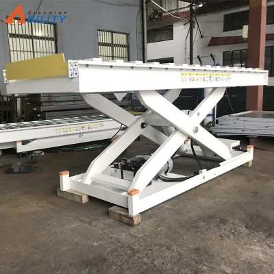 厂家直供台面滚筒升降平台 滚筒式液压移动升降货梯高空作业车图5
