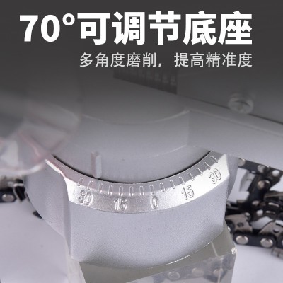 电动磨链机油锯电锯链条齿锉刀65w/7000rpm五金免拆链条打磨神器图5