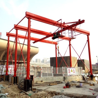 厂家制造 轻小型移动龙门架 电动龙门架 液压拉布式模具吊架图6